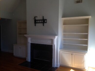 Fireplace in living