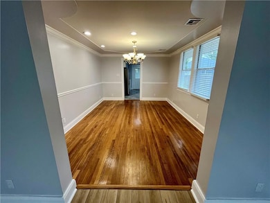 Dining Room with gorgeous wood floors