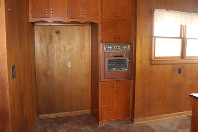 View showing wall oven