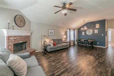 Light up your fireplace this cozy space
