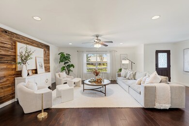 As you walk in you are greeted with the spacious l