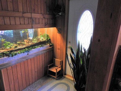 Built in aquarium used for plants now.