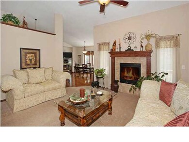 Living Room with Gas Fireplace