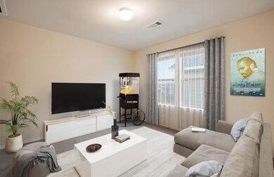 Spacious gathering room  *Photos of furnished mode