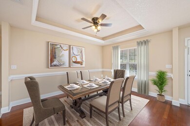 Formal dining, virutally staged