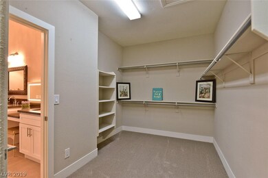 Over Sized Master Closet Area Located Directly Beh
