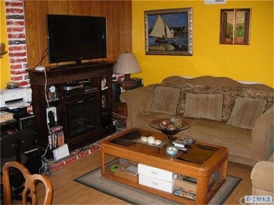 view of the living room with fireplace