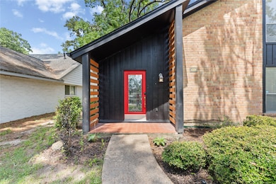 Step into a warm welcome through the vibrant front