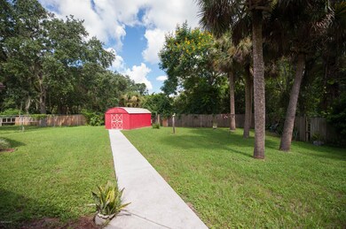 Large Fenced Yard with Shed