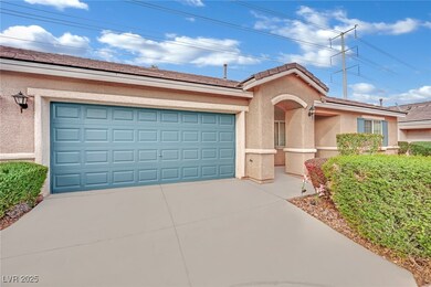 Single story home with driveway, an attached garag