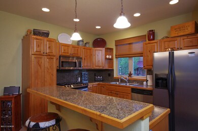Granite countertops & gas stove