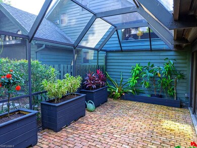 Brick pavers in the lanai