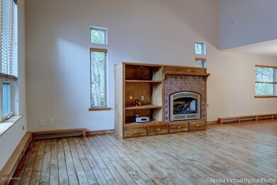 Living Room w Tall Ceilings