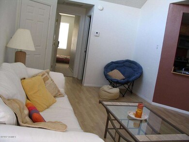 Living Room and view to 2nd bedroom