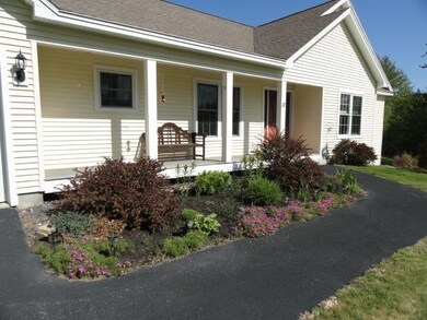 Great front porch overlooks the...