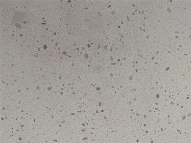 Quartz tops in the kitchen.