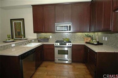 Stainless steel appliances and granite countertops