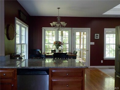 Breakfast Bar, Breakfast Nook and French Doors lea