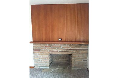 Living Room. This faux fireplace is yet another or