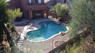 Wash view of yard