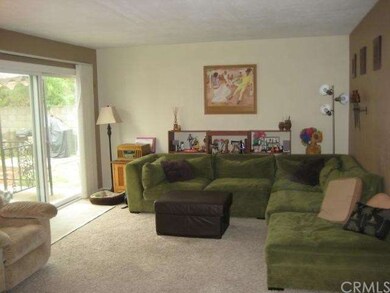 Large living room with new slider going out to the