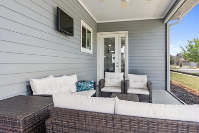 Back porch living area