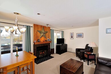 Fireplace & Mountain Views