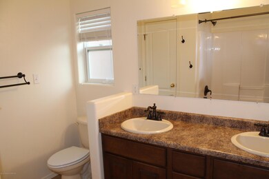 Master Bathroom View of Sinks