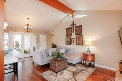 Entry & Living Room w/Vaulted Ceiling