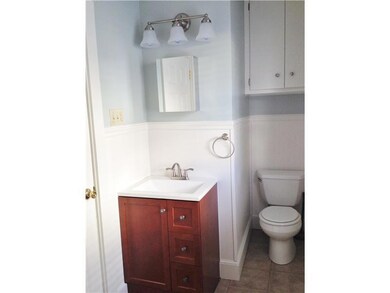 Bathroom. Remodeled first floor bathroom