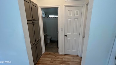 Hallway to spare bath
