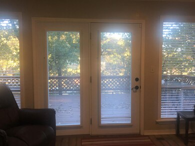 French doors to deck