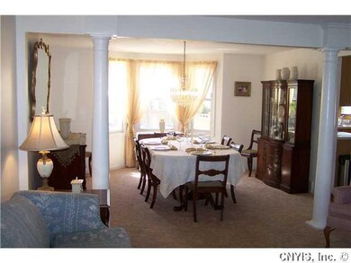 Dining Room Nice bay window in the dining room giv