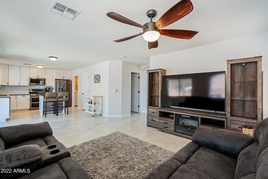 Family Room Looking into Kitchen