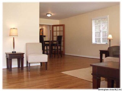 A view of the living/dining area as you enter the 