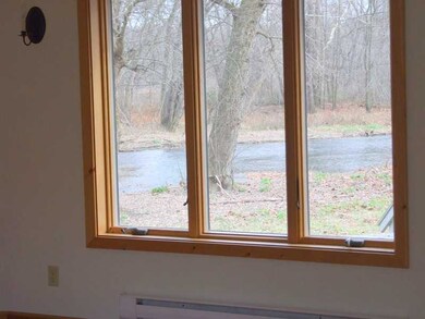 Living Room. creek view from great room, main hous