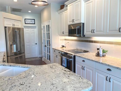 Wood Cabinets & Stone Counters
