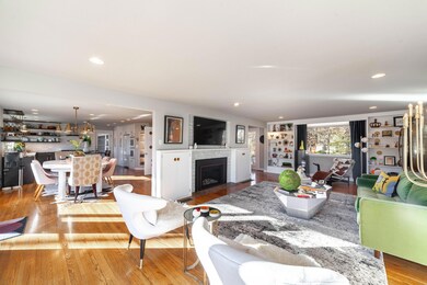 Living Area with Fireplace
