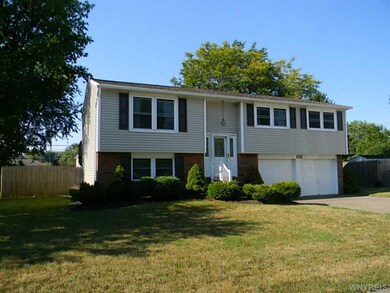 Exterior Front. Deep garage for more storage