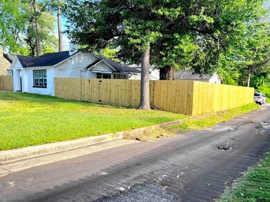 New Wood Fence provides privacy