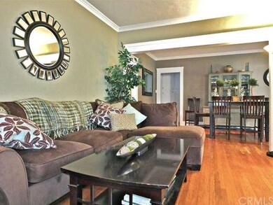 Living room looking into dining area