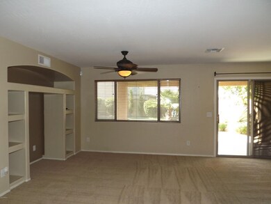 Living room w built-in