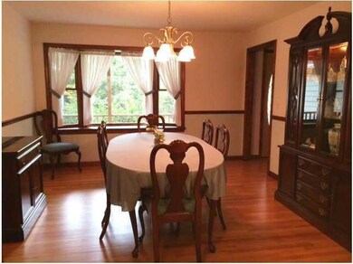 Dining Room. Two open archways and...