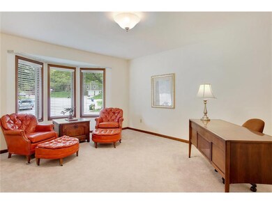 LIVING ROOM WITH BAY WINDOW