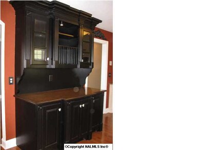GORGEOUS CUSTOM BUFFET IN KITCHEN