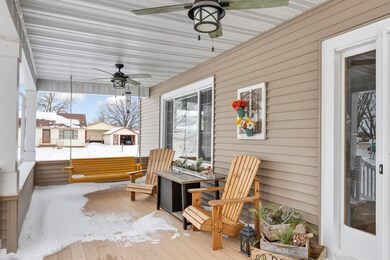 Open front porch