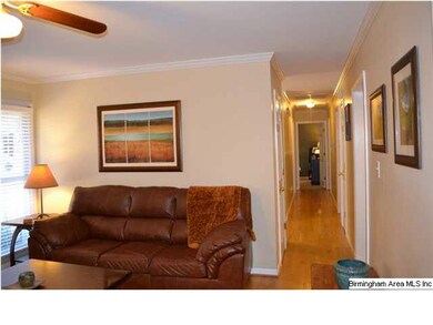 Located far from bedrooms (down the hall) for the 