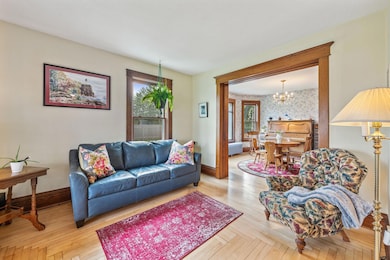 Comfy living room on the main level