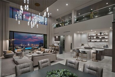 Great Room in Residence 3 Model Home