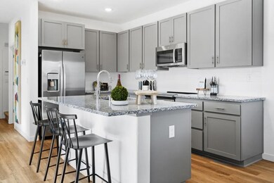 Kitchen with island